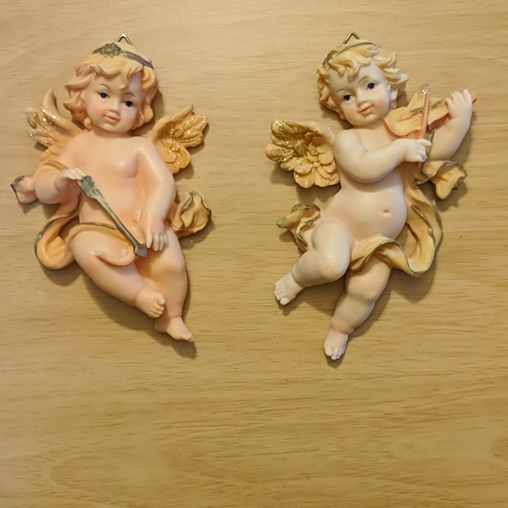 Baby angels set of 2 decor